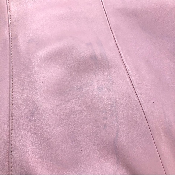 Que Pink Leather Jacket. - Picture 9 of 9